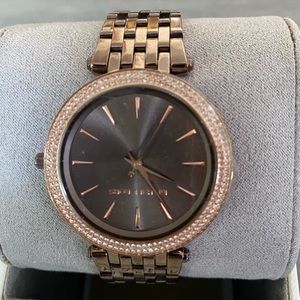 Michael Kors Chocolate Gold tone Watch